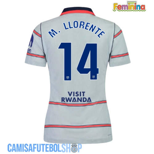 Camisa de time de futebol Atletico Madrid Marcos Llorente #14 Replicas 3º Equipamento Feminina 2026-27 Manga Curta